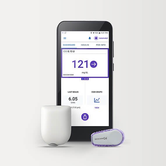 Omnipod 5 G6 Intro Kit (Gen 5): Automated Insulin Delivery System
